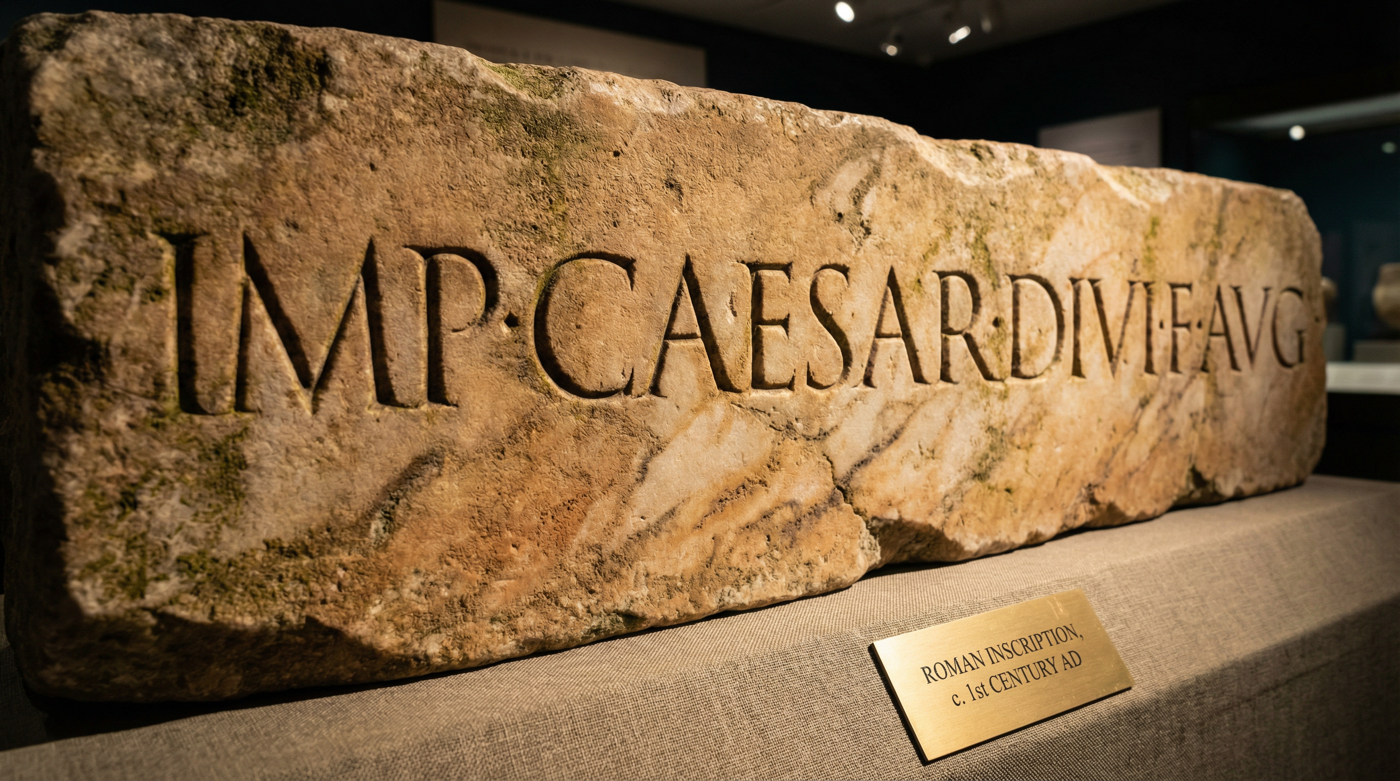 Ancient Roman stone inscription