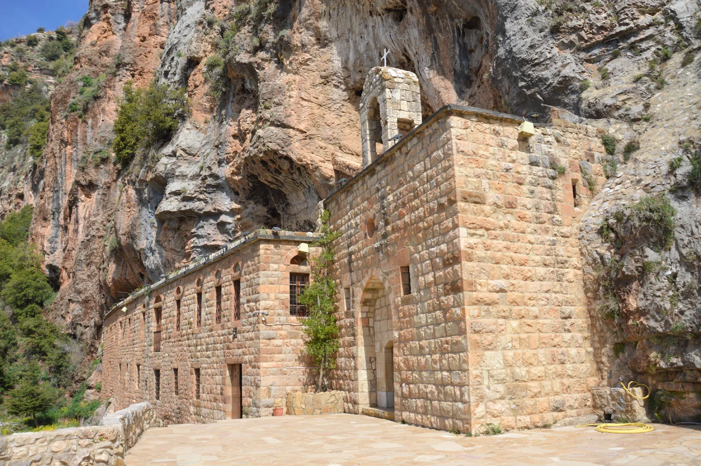 Ancient monastery in Qadisha Valley